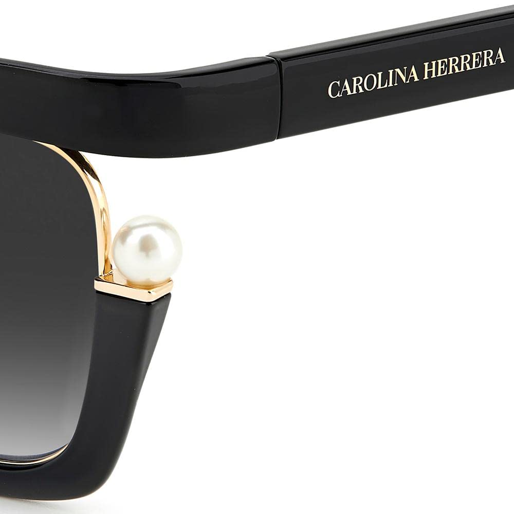 Carolina Herrera CH 0002/S Black/Dark Grey Shaded 53/21/140 women Sunglasses