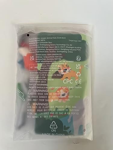 beiens Baby Crinkle Cloth Books – Touch & Feel Soft Infant Toys for Early Development, Interactive Stroller Books & Newborn Gifts 0-18 Months