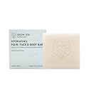 Snow Fox Skincare Hydrating Hair, Face & Body Bar | Shampoo & Conditioner Bar | Restores Moisture, Shine, Softness | Shea Butter & Argan Oil |