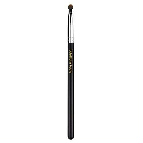 Bdellium Tools Professional Makeup Brush - Maestro Series 712 Wet/Dry Definer - With Soft Synthetic Fibers, For Precise Application (Black, 1pc)
