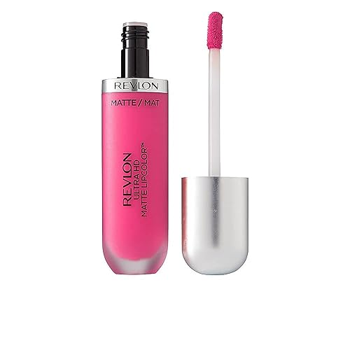 Ultra HD Matte Lipcolor, Velvety Matte Liquid Lipstick, 650 Spark, 0.16 oz