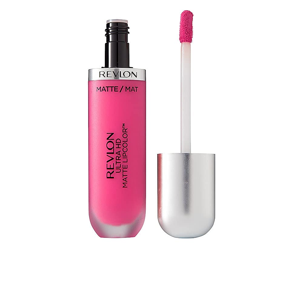 Ultra HD Matte Lipcolor, Velvety Matte Liquid Lipstick, 650 Spark, 0.16 oz