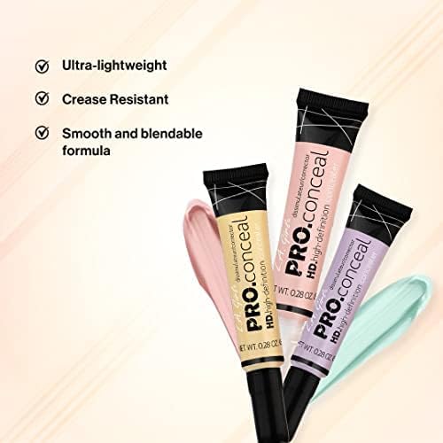 LA Girl Pro Coneal HD. High Definiton Concealer 0.28 oz GC996 Highlighter (1 pc Highlighter)