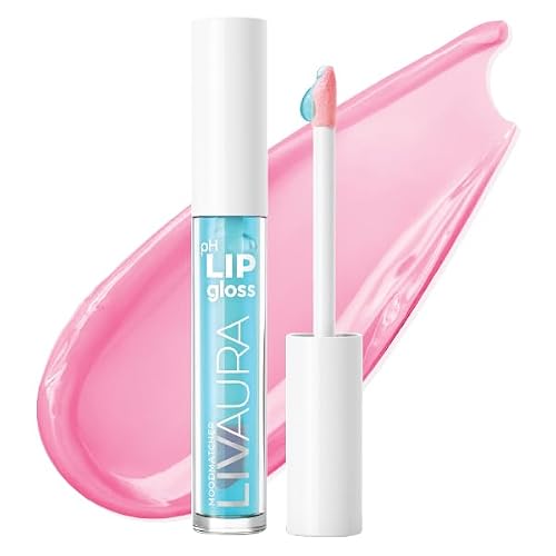 LIVAURA Tinted Lip Gloss for Women, pH Activated Hydrating, Moisturizing, Shiny Lipgloss, Non Sticky LipGloss, Glossy Lip Tint, Lip Shine, Smooth Lip
