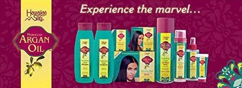 Hawaiian Silky Pure Argan Oil Enriched Pomade Edge Control Gel Scalp Repair 2.4oz - No Sulfate, Non-Sticky & Non-Greasy Formula - All Hair types Men