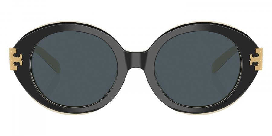 Tory Burch Sunglasses TY 7210 U 198887 Black/Ivory/Grey Polyamide Standard