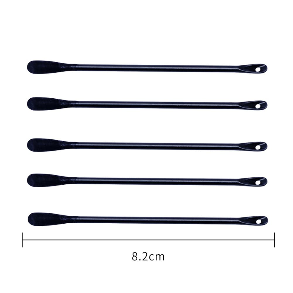 100Pcs Disposable Plastic Blackhead Remover Pimple Popper Tool Professional Double Headed Blackhead Extractor Removal Stick Cotton Swab Beauty Tool