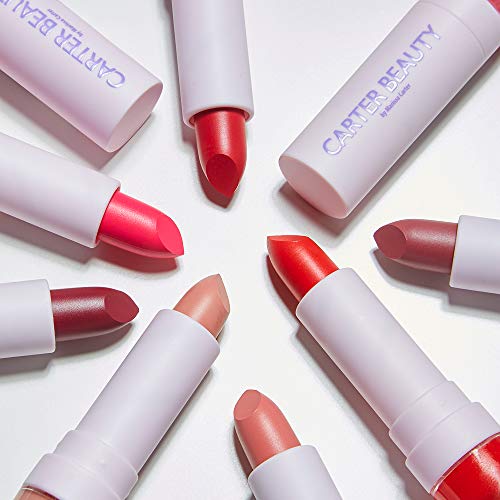 Carter Beauty Word Of Mouth Lipstick - Intense Color With A Smooth Matte Finish - Long-Lasting Comfortable Wear - Can Be Used With Free Speech Lip