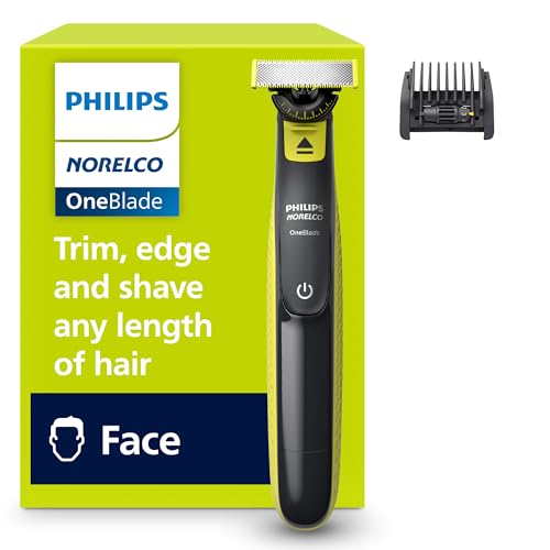 Philips Norelco One 360 Hybrid Face, Electric Beard Trimmer and Shaver, with 360 Technology, 1x 360 for Face, 5in1 Adjustable Comb, Model QP2724/90 Beauty and Personal Care Norelco Default Title