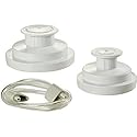 FoodSaver Plastic Jar Sealer for Vacuum Sealer Food Storage with Accessory Hose for Regular and Wide Mouth Mason Jars