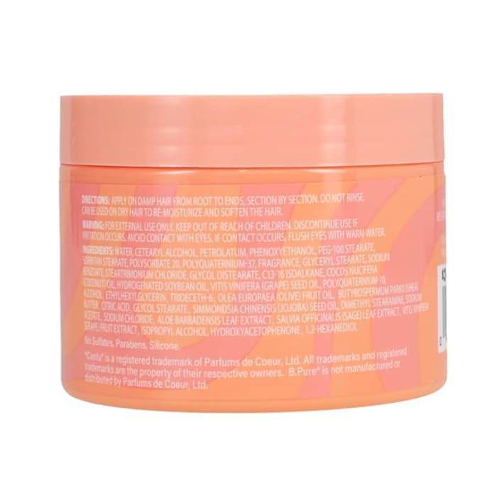b.pure Curling Cream with Shea Butter and Coconut Oil 12 oz