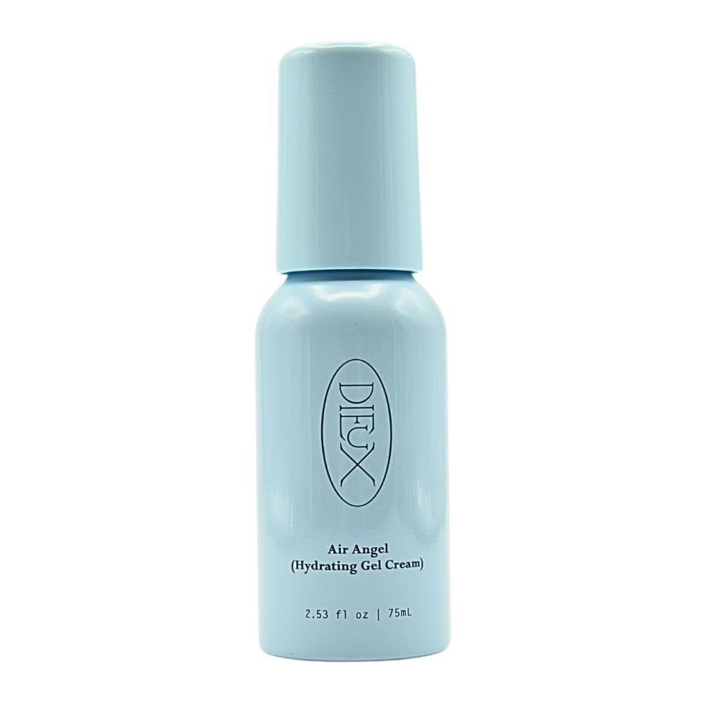 Dieux Skin Air Angel Lightweight Gel Cream Moisturizer - Hydrating, Plumping, Non-Comedogenic, Vegan, Fragrance-Free, 2.53 oz
