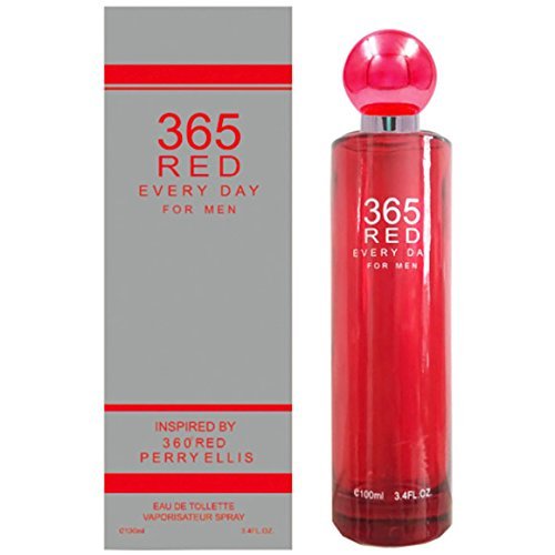 EBC 365 Red Every Day for Men Eau De Toilette, 100ml/3.4 OZ