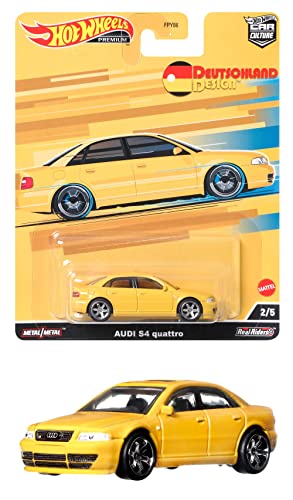 Hot Wheels Car Culture Circuit Legend, Premium 1:64 Scale Die-Cast Audi S4 Quattro, Collectable Vehicle