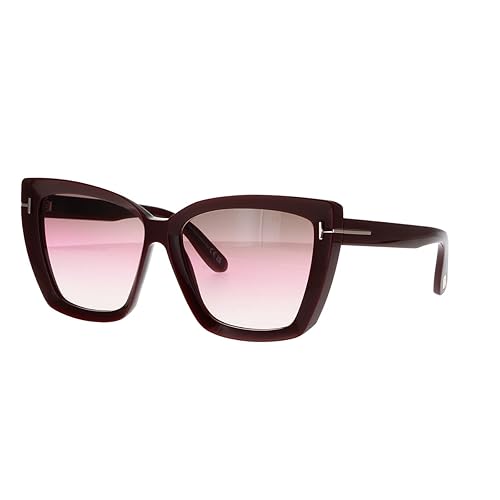 Sunglasses Tom Ford FT 0920 Scarlet- 02 69F Shiny Burgundy/Gradient Brown, Pin