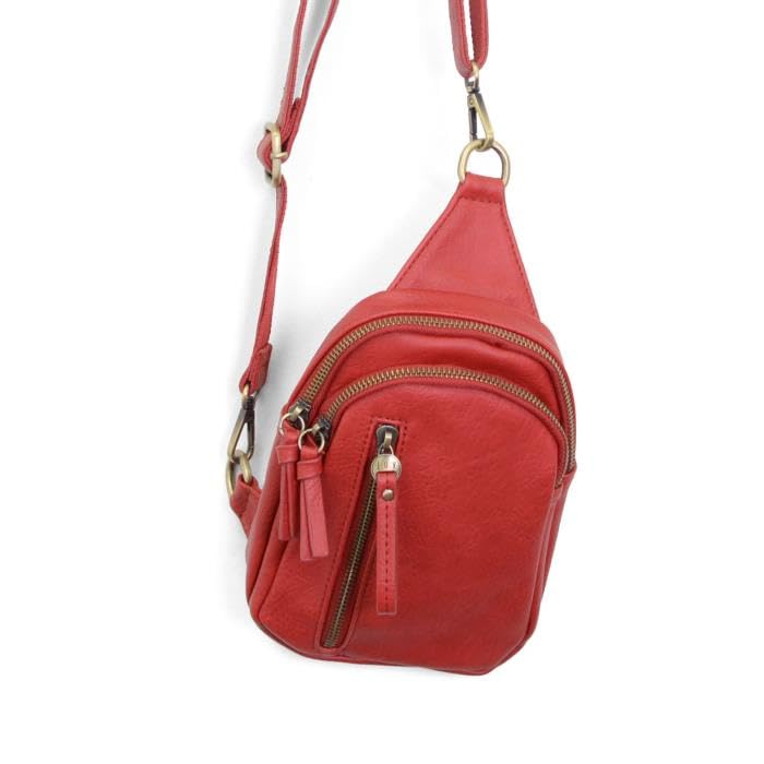 Joy Susan Women's Fashion Purse Skyler Sling Bag Hand Bag - Red