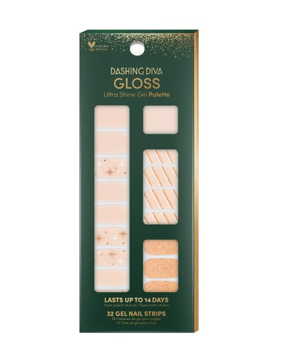 Dashing Diva GLOSS Ultra Shine Gel Palette, Holiday Hideaway, Holiday Collection Beauty & Personal Care Dashing Diva