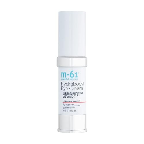 m-61 Hydraboost Eye Cream | Moisturizing, Firming Undereye Cream with Hyaluronic, Glycolic, Vitamin B5, and Peptides. Dermatologist Tested