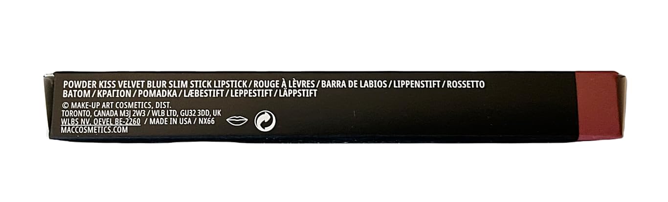 MAC Powder Kiss Velvet Blur Slim Lipstick 886 ~ Marrakesh-mere