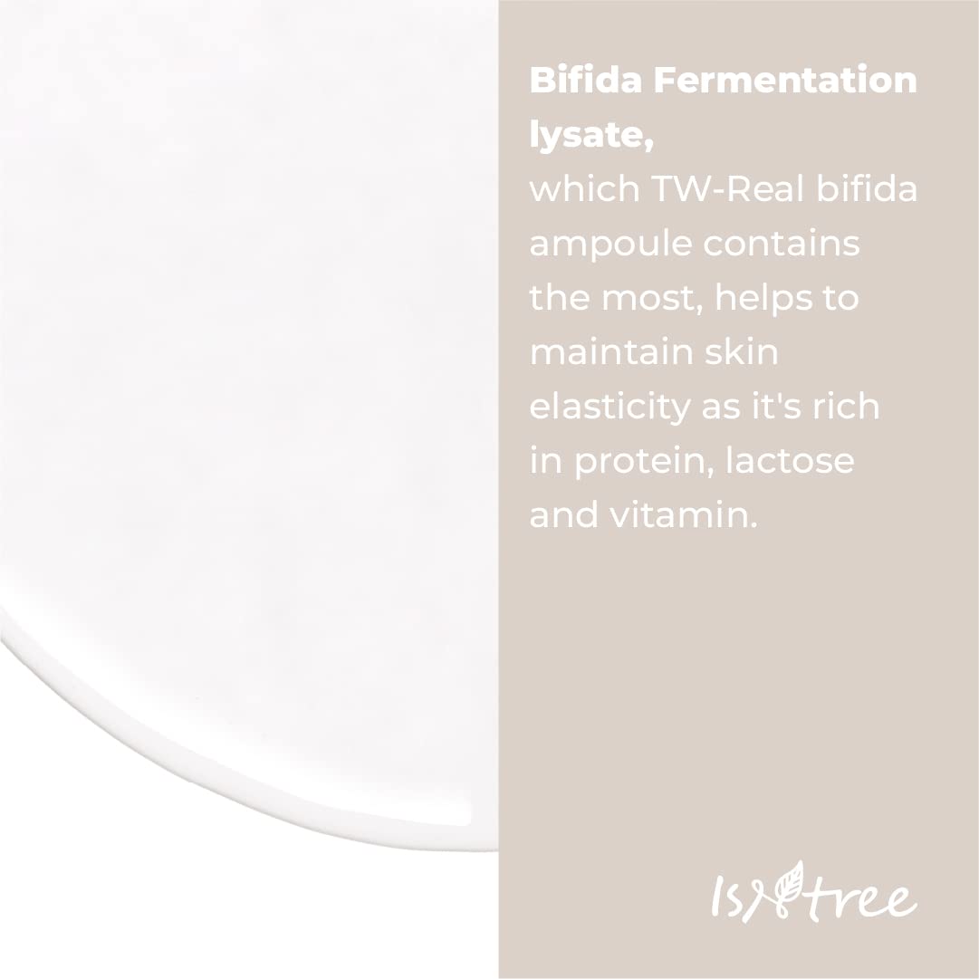 ISNTREE TW?Real Bifida Collagen Ampoule 50?ml, 1.69?fl?oz | Korean Skincare | Serum with 88% Bifida Ferment & Peptides | Skin Barrier Repair