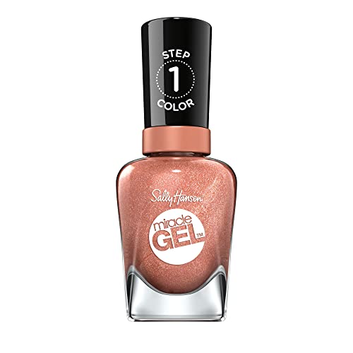 Sally Hansen Miracle Gel™, Terra-Coppa, Long Lasting, Gel-Like Formula, No UV Lamp Needed, Orange Nail Polish