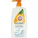 Arm & Hammer Essentials Ultra Replenishing Body Wash, Clear Water, 32 Ounce