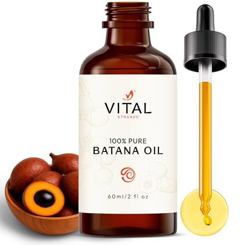 Vital Strands Batana Oil for Hair Growth - 100% Pure & Organic Botana Oil from Honduras - Strengthens, Thickens & Restores Natural Hair - Cold Pressed
