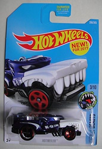 Hot Wheels 2017 Street Beasts Hotweiler 206/365, Blue
