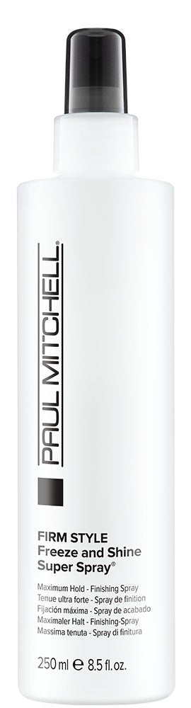 Paul Mitchell Freeze and Shine Hairspray, Powerful Hold + Shine, For Coarse Hair, 8.5 fl oz