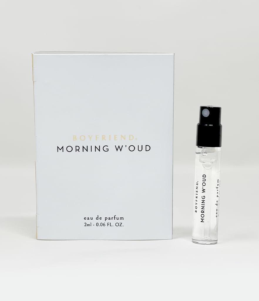 Boyfriend Morning W’oud Eau de Parfum Sampler Spray Vial by Kate Walsh, 0.06 fl oz/2 ml
