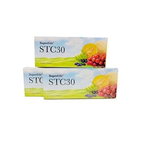 SUPERLIFE STC30 Stem Cell Anti Aging Supplement Reduce Wrinkles Pores Pimples Fine Lines Skin Texture (15 Sachets)