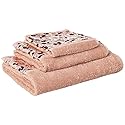 Popular Bath Blush Sinatra Bath Decor Accessories, Premium, Durable, Acrylic Resin, Eco-Friendly 3-Piece Bath Towel Set