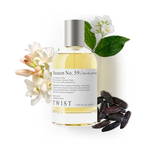 Twist Season No. 59 - Eau De Parfum Inspired by C. Herrera G.o.o.d Girl, Long Lasting Perfume For Women, Jasmine, Almond & Vanilla, Vegan Fragrance,