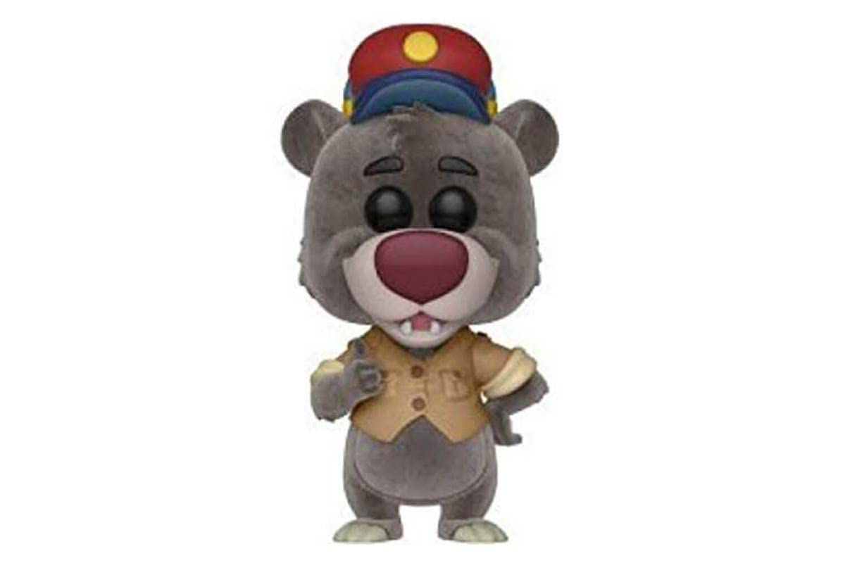 Pop Tale Spin: Flocked Baloo Collectible Figure, Multicolor