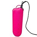 ZAXOP Silicone Heat Resistant Holder Mat Pouch for Flat Iron,Curling Iron,Hot Hair Tools(Hotpink)