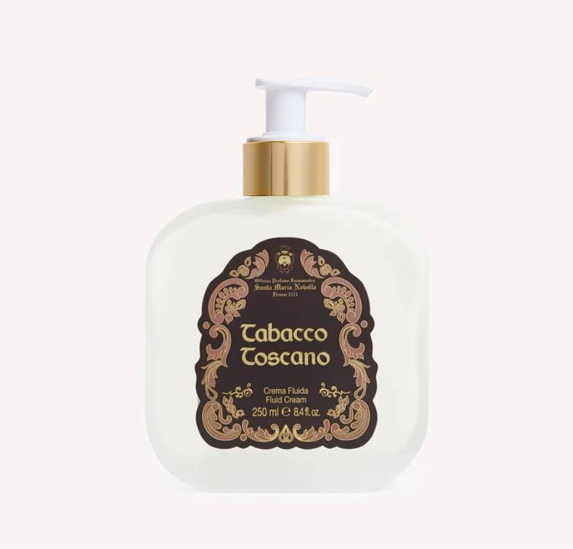 Santa Maria Novella Tabacco Toscano Fluid Body Cream, 250 ml