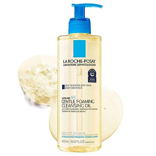 La Roche-Posay Lipikar AP+ Gentle Foaming Cleansing Oil, Gentle Oil Cleanser for Face and Body Formulated with Niacinamide, Long-Lasting 24-hour Beauty and Personal Care La Roche-Posay Default Title
