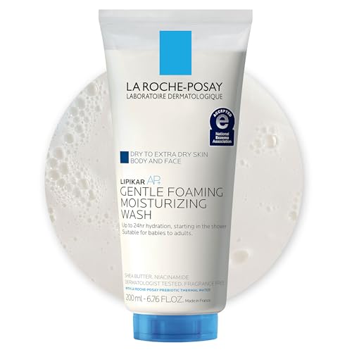 La Roche-Posay Lipikar AP+ Gentle Foaming Moisturizing Wash, Shea Butter + Niacinamide + Glycerin, Moisturizing Body Wash & Face Wash For Dry Skin Beauty and Personal Care La Roche-Posay Default Title