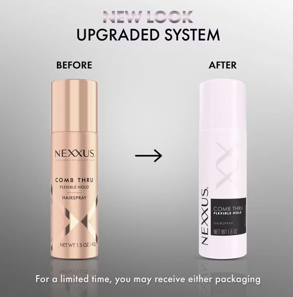 Nexxus Comb Thru Finishing Mist Hair Spray, Volume Spray, Hair Mist, Lightweight Hairspray 1.5 Ounce (Pack Of 3 Packaging may vary)