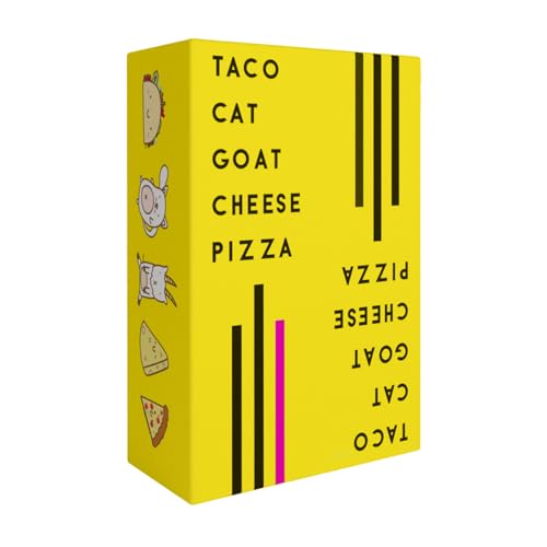 Taco Cat Goat Cheese Pizza Card Game - Wildly Entertaining & Easy To Learn - Great for Adults, Teens, Kids and Families - Card Games and Board Games…