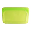 Stasher Platinum Silicone Food Grade Reusable Storage Bag, Lime (Snack) | Reduce Single-Use Plastic | Cook, Store, Sous Vide, or Freeze | Leakproof…