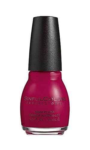Sinful Berry Charm Nail P Size .50 O Sinful Colors Berry Charm Nail Polish .50 Oz