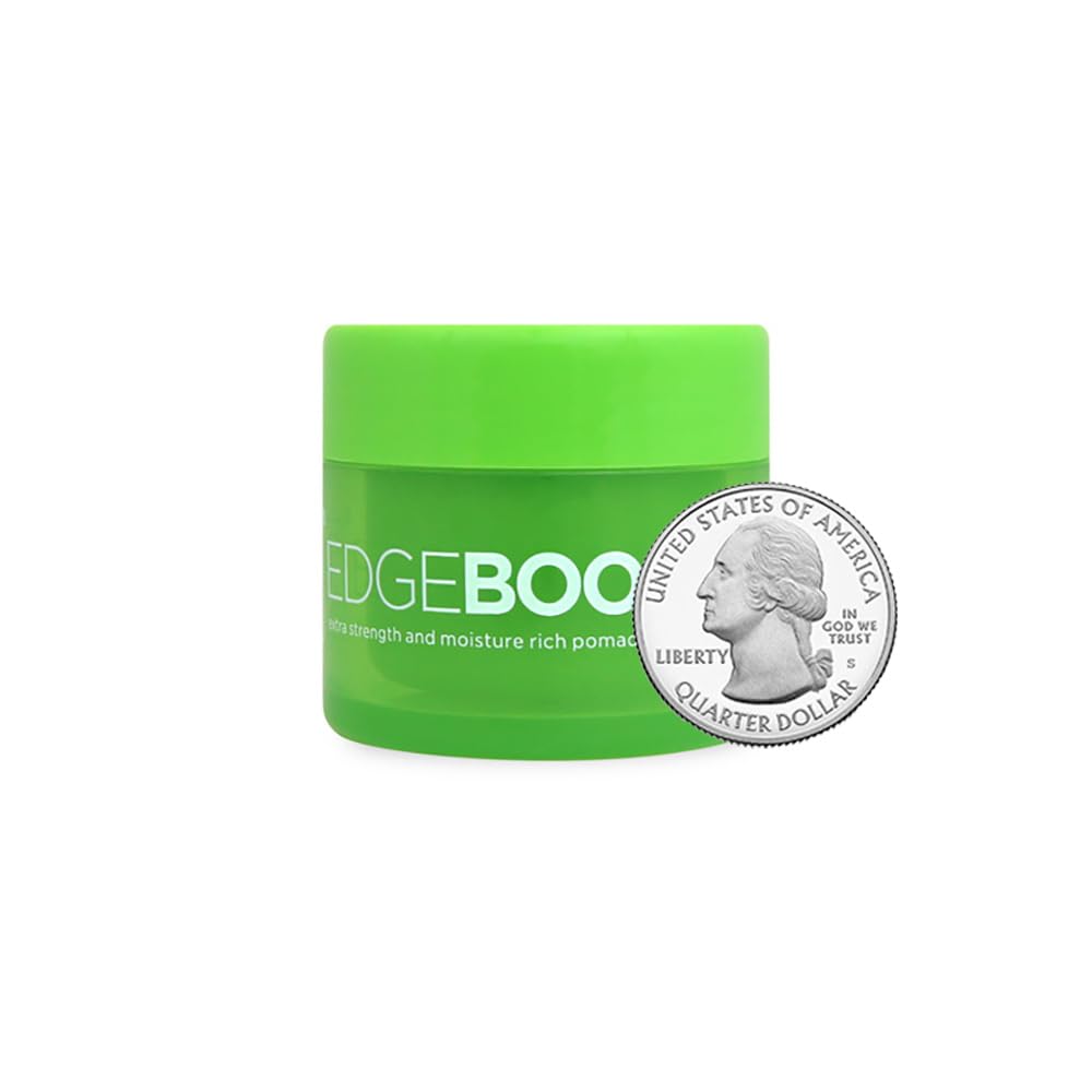 Style Factor Edge Booster Extra Strength and Moisture Rich Pomade 0.85oz Mini Travel Size (0.85oz, Pack of 1, Emerald)