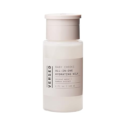 Versed Skin Soothe Hydrating Milky Toner for Face - Nourishing Coconut Water with Algae & Bamboo Extracts - Helps Restore Skin’s Natural pH Balance