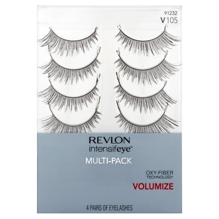 Revlon Intensifeye Multi-Pack Eyelashes, V105 Volumize, 4 pr