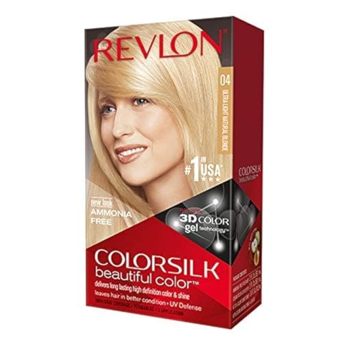 Revlon ColorSilk Beautiful Permanent Color, Ultra Light Natural Blonde 04 1 Each (Pack of 6)