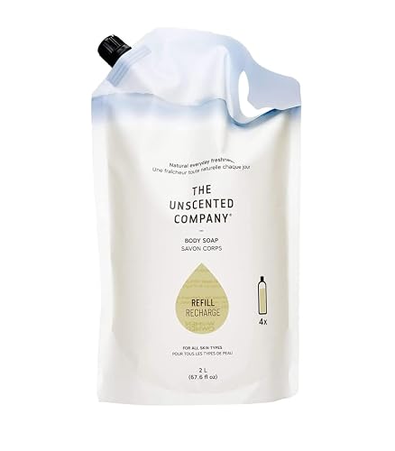 The Unscented Company Unscented Body Soap Refill, 67.6 FZ