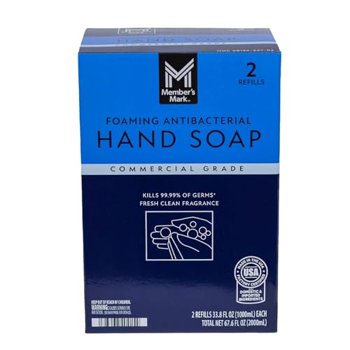 Proforce/Members Mark Commercial Foaming Antibacterial Hand Soap 2 pack Refills YuOuvB, 2Packs (67.6 FL oz)