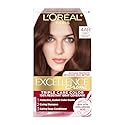 L'Oreal Paris Excellence Crème Permanent Hair Dye, Triple Care Hair Color with Pro-Keratine Complex for 100% Gray Hair Coverage, 4AR Dark Chocolate