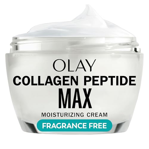 Olay Collagen Peptide Face Moisturizer, Firming Cream for Women, Fragrance-Free, Non-Greasy - Hydrating, Anti-Aging, Anti-Wrinkle, Smoothing of Fine